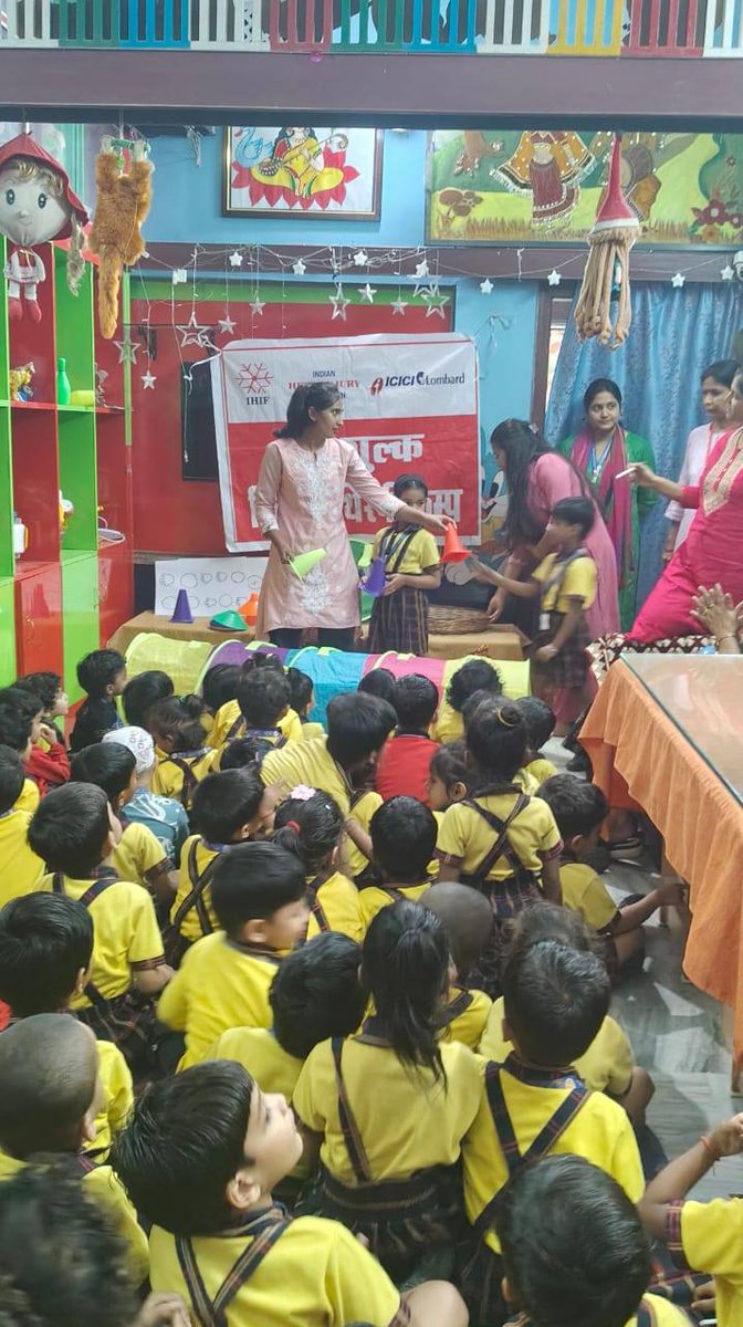 indiaheadinjury's tweet image. Free OT &amp;amp; PT camp at Little Heart Special Children Centre, Patna. 
100+ children engaged in hand–eye coordination tasks, sensory activities, clay work, tunnel walks &amp;amp; more — supporting development and motor skills.
#Physiotherapy #ChildDevelopment #RehabAwareness #ICICILombard