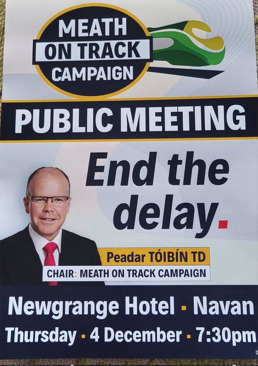 UnityakaAontu's tweet photo. Up early on Kennedy Plaza meeting commuters + sharing details of our #MeathonTrack meeting this Thurs, 7.30 Newgrange Hotel.
Gov projections put Navan rail at 2036, 10 more yrs of 4-hour commutes for Meath workers. We can’t allow this drift to continue. Pressure works. Let’s push https://t.co/g3hXSsCBLG