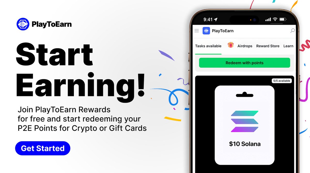 PlayToEarn's tweet image. Last week, we skyrocketed past 80,000 followers - huge shoutout to our epic community! 🙌💙

In true thank-you spirit, we hooked up one lucky user with a stash of P2E Points to use in our Reward Center. 🎉

Start earning in minutes right here:
👉playtoearn.com/earn