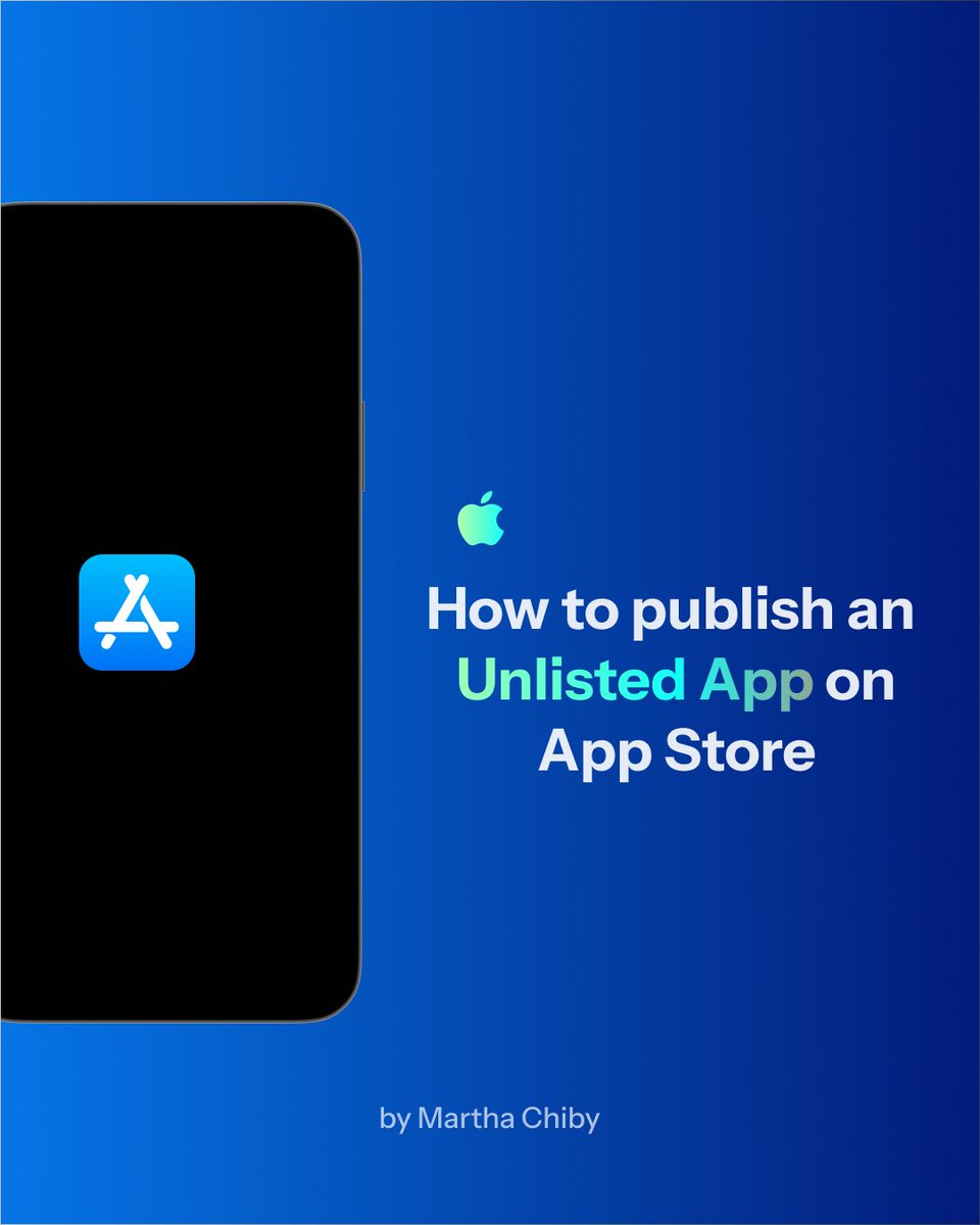 marthaChiby's tweet image. Hi guys. I published an Article on How to deploy Unlisted apps on the App Store.

Feel free to leave a comment or like. Thank you

Link: medium.com/@agumartha053/…

#MobileDev #ios #SoftwareEngineer #Apple #AppStore #AppStoreConnect #SoftwareDevelopment #medium #article