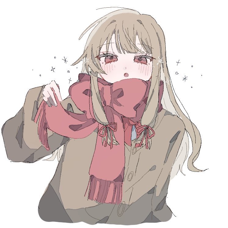 マフラーの季節🧣.*･ﾟ
 #たらちゃんの梅ねり