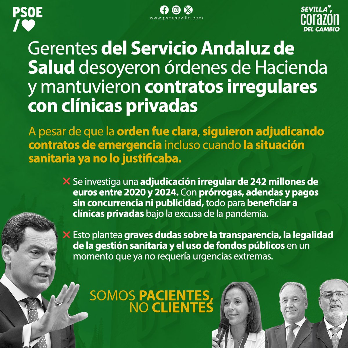 🏥 Los gerentes del SAS desoyeron órdenes de Hacienda y mantuvieron contratos irregulares con clínicas privadas.

➡️ Se investiga una red de prórrogas, adendas y pagos sin concurrencia ni publicidad.

🔍 Una gestión que plantea serias dudas sobre transparencia y uso de fondos