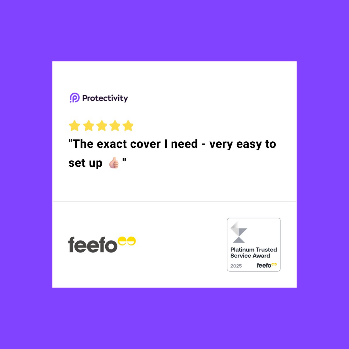 Protectivity's tweet image. We're very proud to have so many 5 star reviews here at Protectivity. Take a look at what our customers have to say!