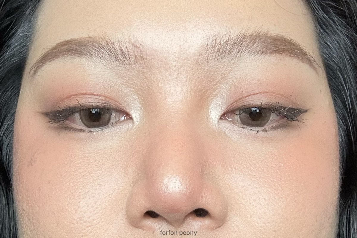 etude ทำมาเกินเรื่องอ่ะ นี่ลองใช้เบอร์ 01 แต้มที่หัวตากับปลายจมูก แค่แต้มอ่ะ แต้มเดียวเลยจริงๆ 🥹👍🏻✨