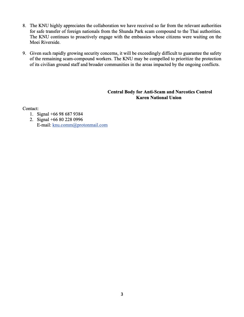 Karen National Union tweet media