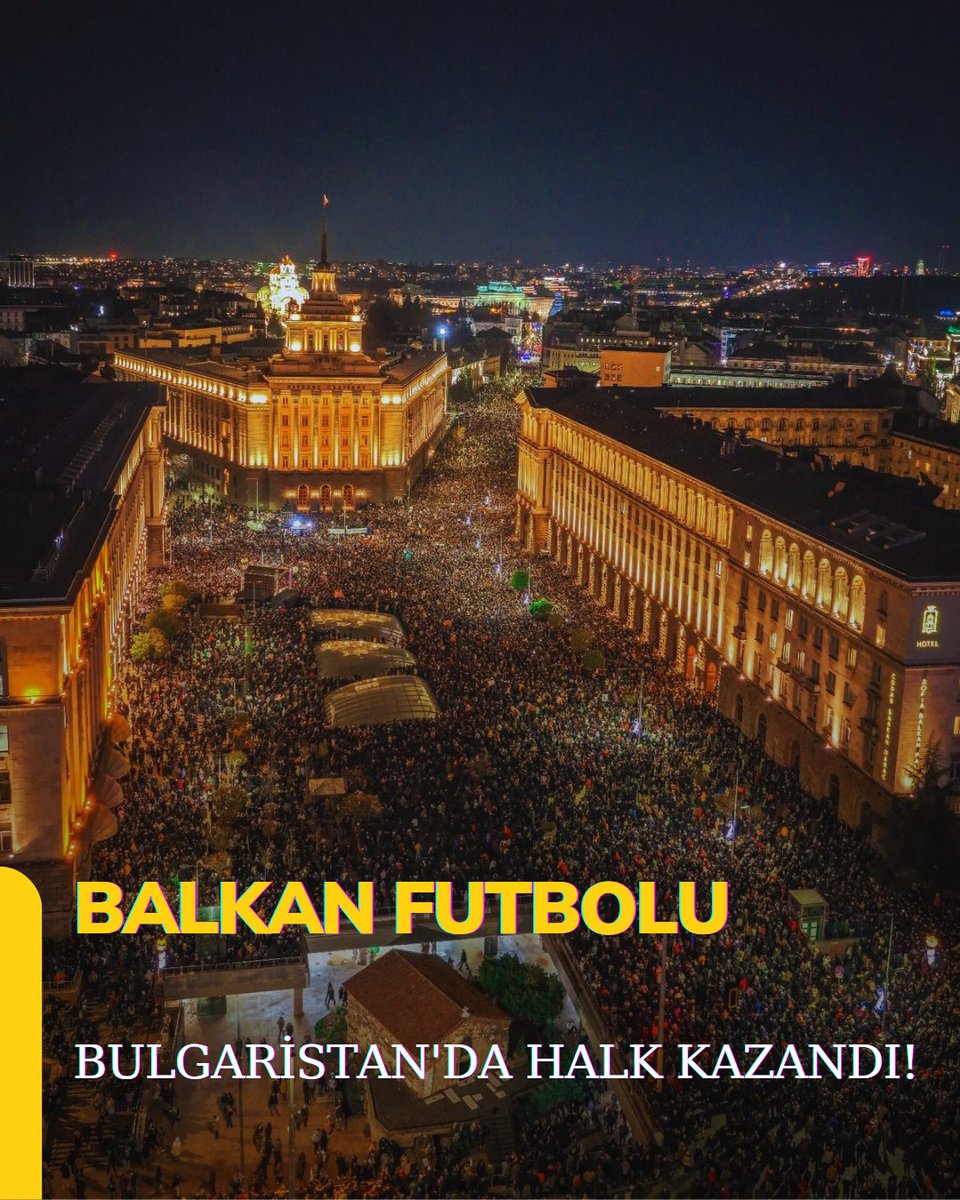 BalkanFutbolu's tweet image. 🇧🇬 | Bulgaristan'da halk kazandı!

Bulgaristan’ın başkenti Sofya’da binlerce kişi, hükümetin yetersiz görülen maliye politikalarını protesto etti.

Tepkilerin ardından hükümet, 2026 bütçe tasarısını geri çektiğini açıkladı.