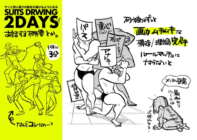 【描いてる途中で"迷走・迷子"になる人へ】
ポーズ・動き・プロポーション・アナトミー……
全部を"一気に"直そうとすると、脳が処理落ちして破綻しやすいです。

この2DAYSでは

 ✔描く順番
 ✔見る順番
 ✔優先する情報の層

を1本の道にしてお届け!
「順番」がわかれば迷わない!

▼詳細 