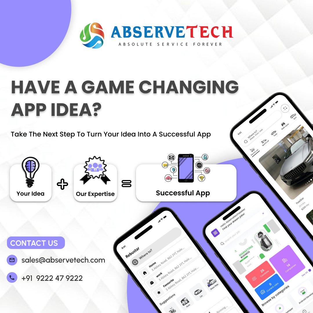abservetech's tweet image. 𝗙𝗿𝗼𝗺 𝘁𝗵𝗲 𝘀𝘁𝗮𝗿𝘁 𝗼𝗳 𝘆𝗼𝘂𝗿 𝗽𝗿𝗼𝗷𝗲𝗰𝘁 𝘁𝗼 𝘁𝗵𝗲 𝗳𝗶𝗻𝗮𝗹 𝗱𝗲𝗹𝗶𝘃𝗲𝗿𝘆, 𝘄𝗲 𝗵𝗮𝗻𝗱𝗹𝗲 𝗲𝘃𝗲𝗿𝘆𝘁𝗵𝗶𝗻𝗴 𝘀𝗺𝗼𝗼𝘁𝗵𝗹𝘆 𝗮𝗻𝗱 𝗽𝗿𝗼𝗳𝗲𝘀𝘀𝗶𝗼𝗻𝗮𝗹𝗹𝘆. 

#AppDevelopment #MobileAppDevelopment  #uae #usa #uk #saudiarabia #canada #australia