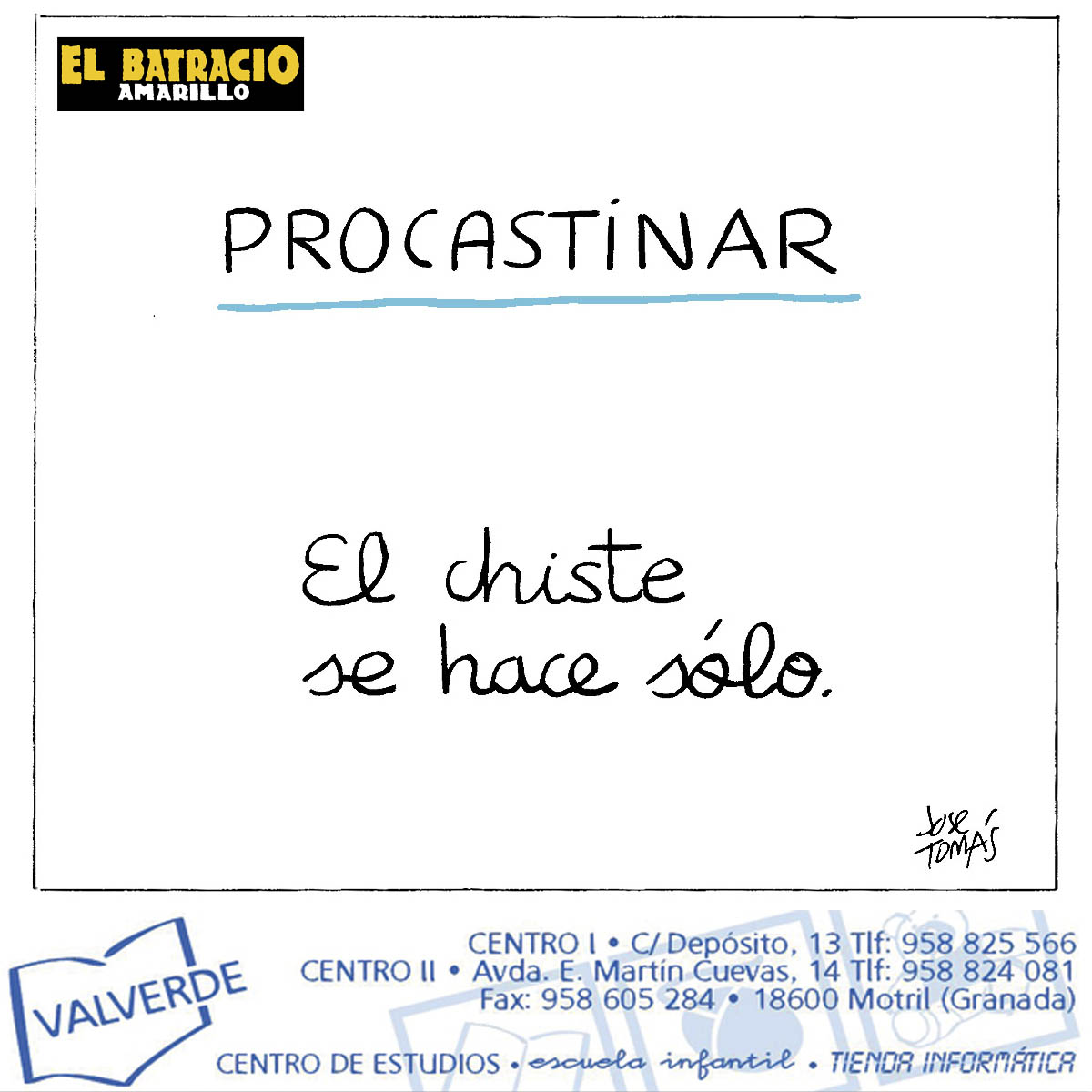 PROCRASTINAR: arte milenario en esta democracia de posaderas suaves.
Por Sapócrates.
Aquí lo aplazamos todo: lo urgente, lo necesario y hasta la revolución, que siempre la dejamos “pa’l lunes”. En España, procrastinar no es vicio: es protocolo institucional.

Ayuntamientos que