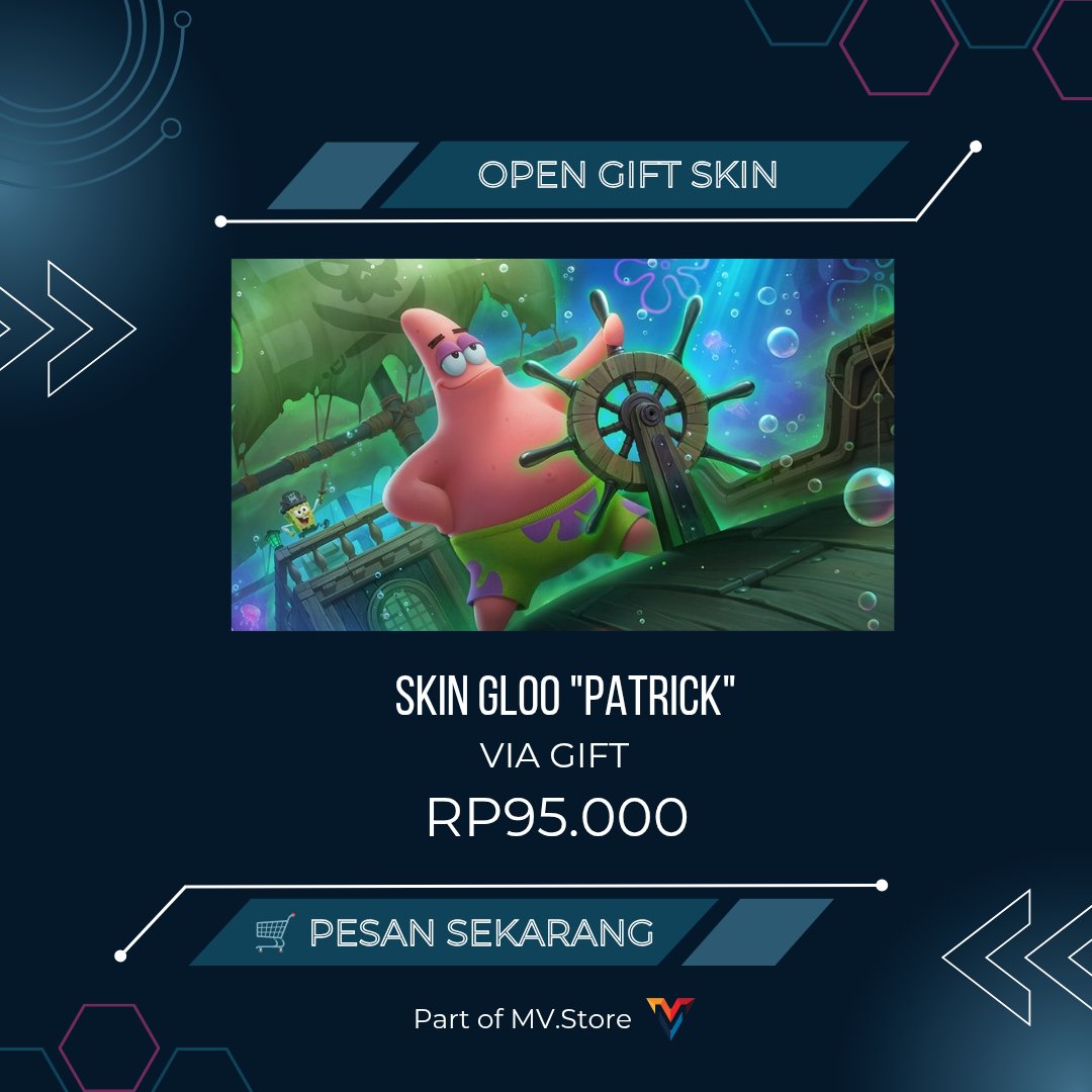 Open Gift Skin

Luo yi "Lady Dragon"
Rp65.000 (Rilis 26 Des) 

Skin Gloo "Patrick" (Rilis 21 Des)
Rp95.000 (Harga minggu pertama) 
Rp125.000 (Harga minggu berikutnya)

- Dikirim via gift
- Cancel? No ref
- CN? Boleh
- Dp untuk keep
- Fast Respon Chat wa 👇
wa.me/6287726363165