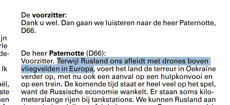 Wat weet <a href="/jpaternotte/">Jan Paternotte</a> wat verder niemand zeker weet?

Bron: zoek.officielebekendmakingen.nl/h-tk-20252026-…

Zie ook dronewatch.nl/2025/11/28/61-…