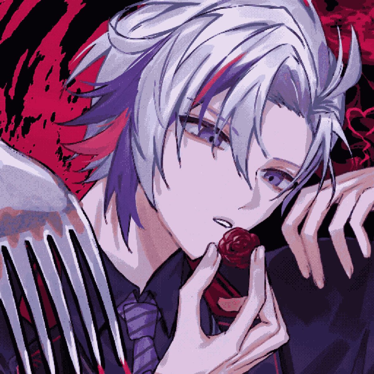 オーダー受付パネル♡女の子❤︎激レアパネル この元絵を2月のロック画面にするって決めてんですよ