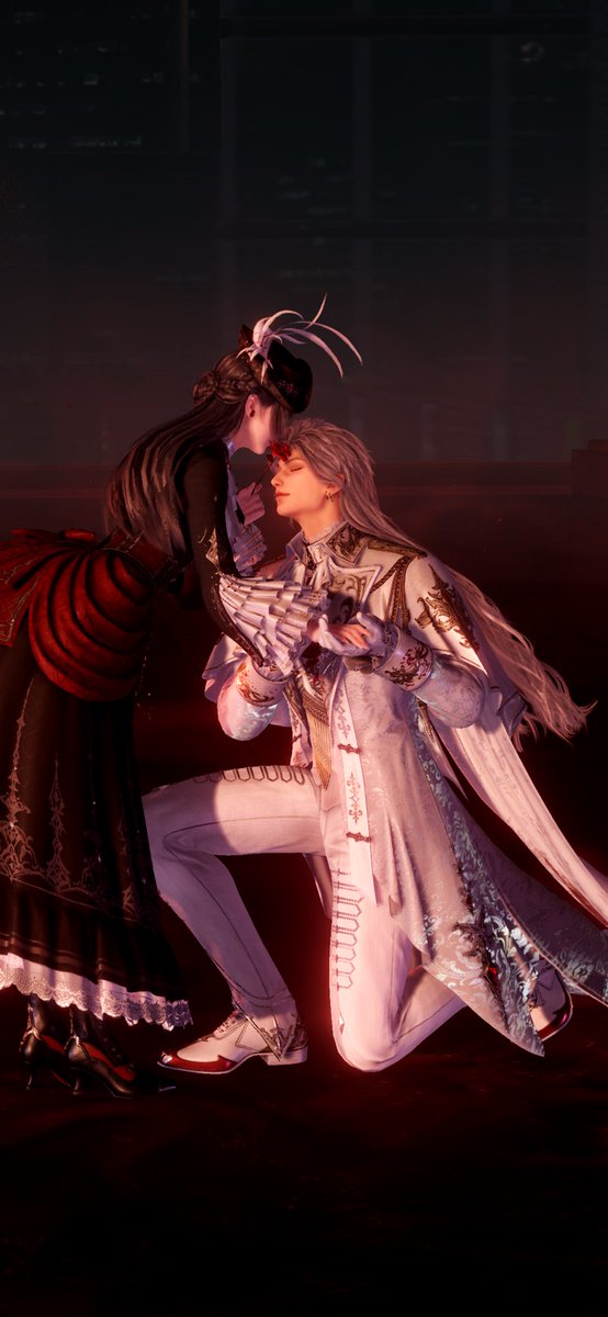 うへへへへへシンキラキラだね。めちゃくちゃ好きな服装。ホムの衣装が好きな理由も全てここにある。高貴な人が着る服装って感じ？？