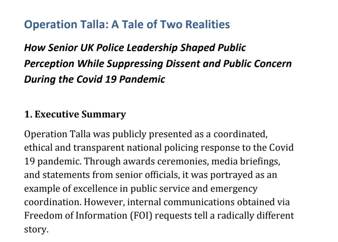 This analysis, published at a point in July 2025 - a time when the real facts about #OperationTalla had already become plainly apparent, is worth circulating again now, in order to assist those new to the matter a suitable insight.

Download the full PDF:
ethicalapproach.co.uk/Operation_Tall…