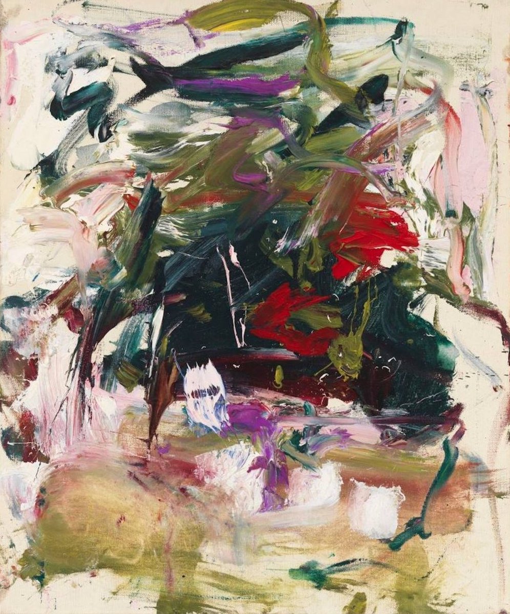 Joan Mitchell                                                                                                                                                                                           Je ne peux décidément pas me passer d'elle.

Untitled (1959)