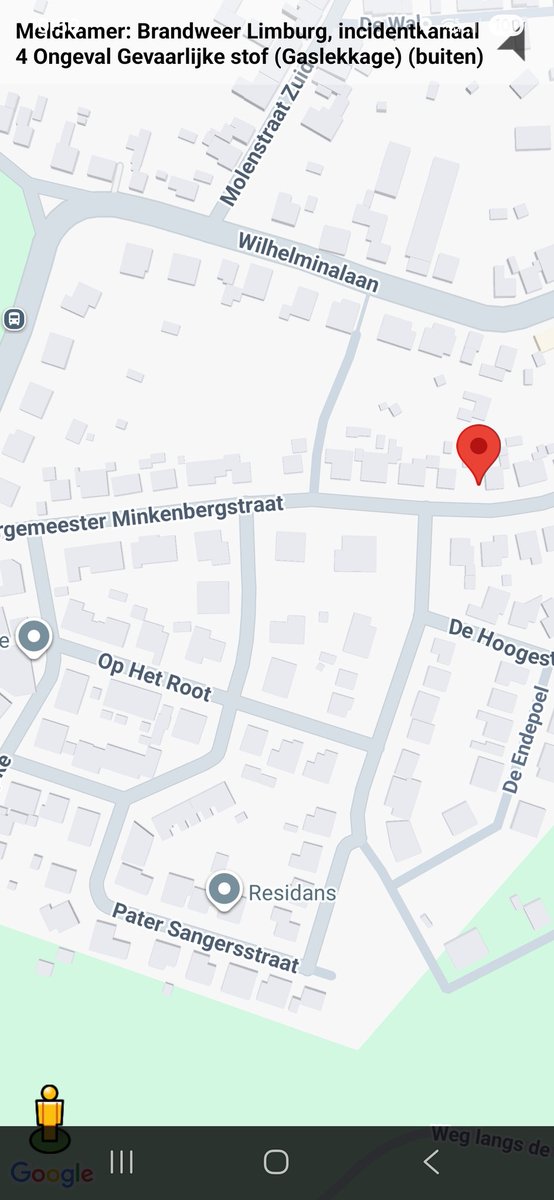 Ongeval gevaarlijke stof (gaslekkage) in Stevensweert