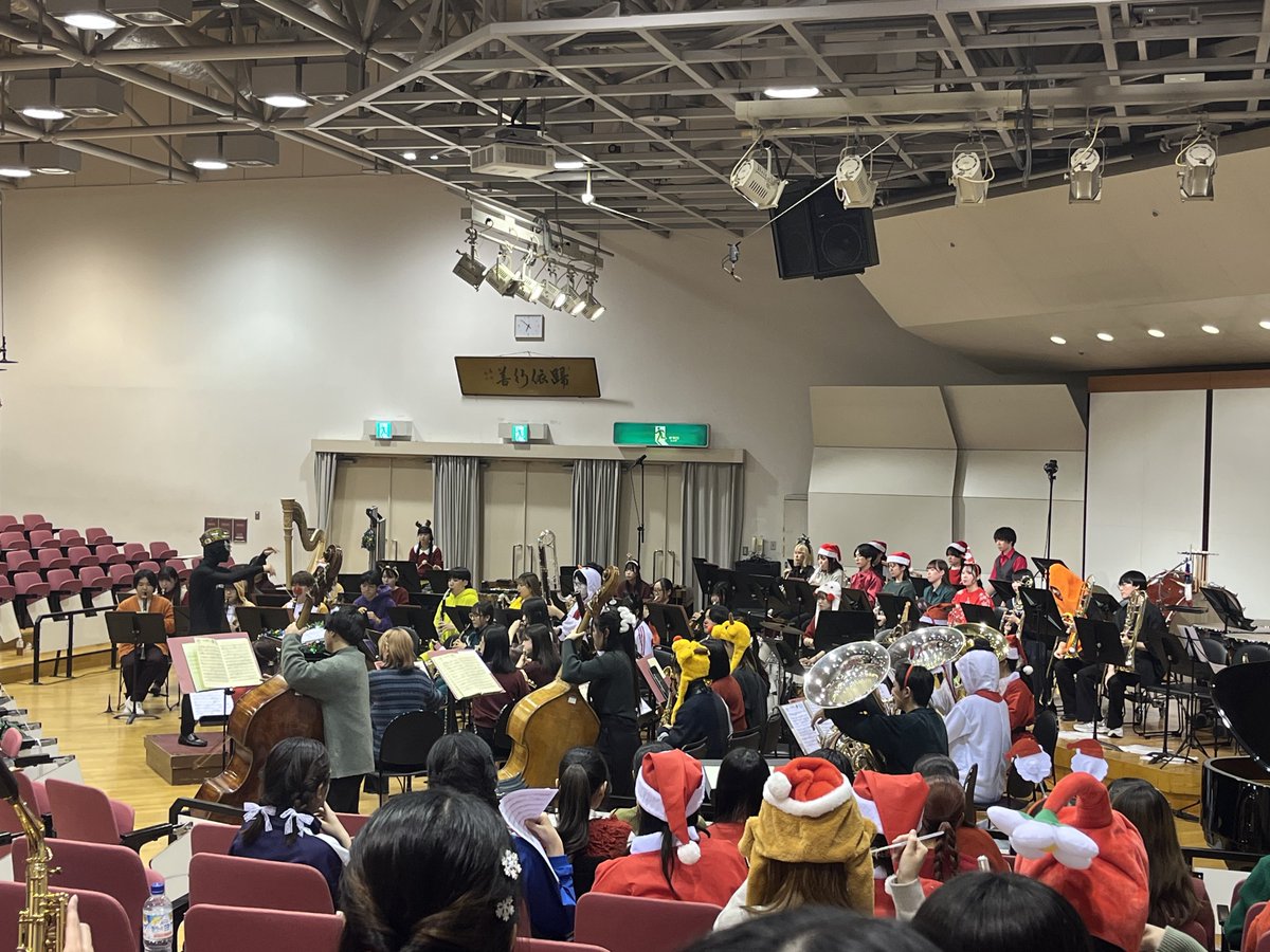 ウィンターコンサート開演しました！
 #名古屋音楽大学  #めいおん  #トロンボーン  #めいおんトロンボーン科  #吹奏楽  #trombone  #音楽大学