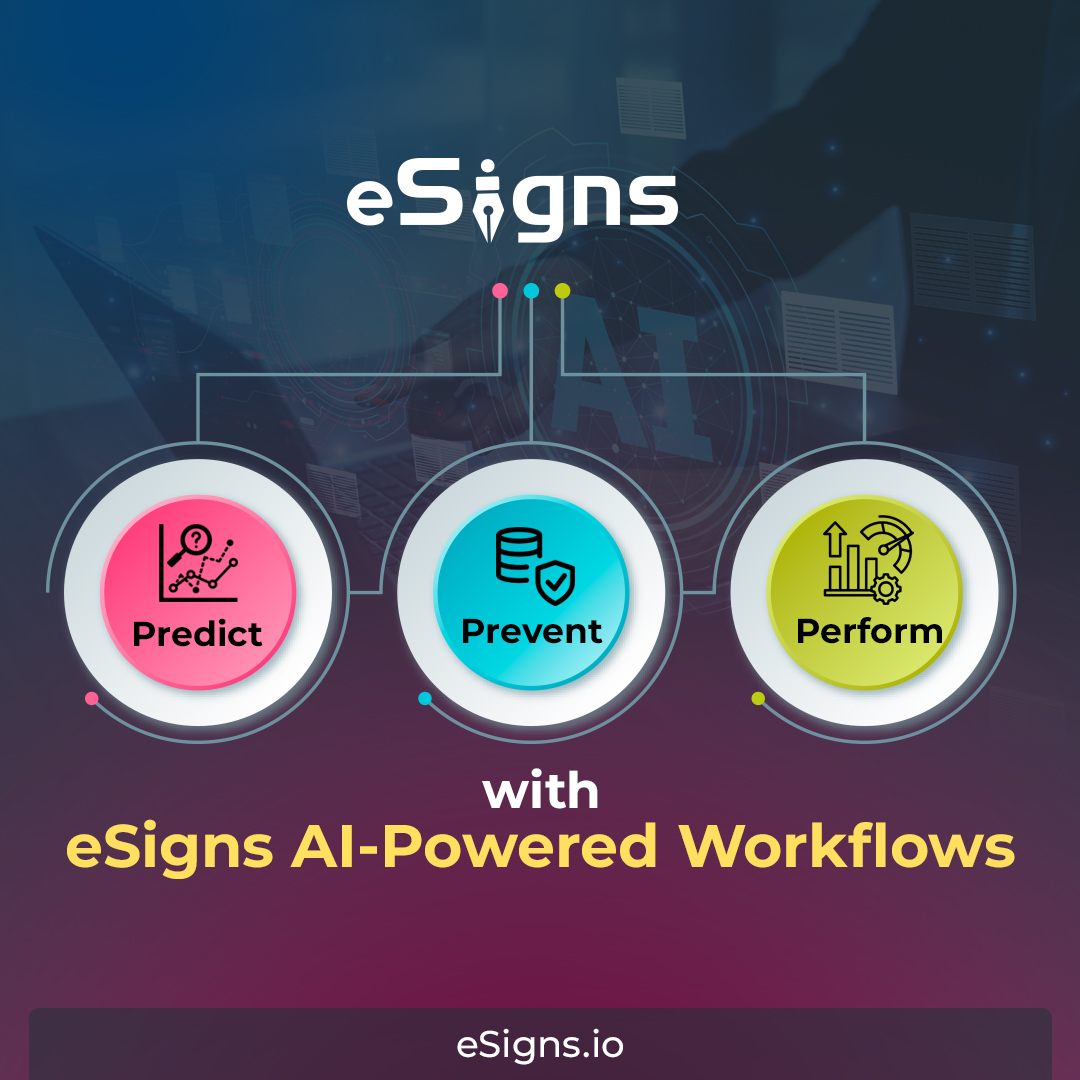 eSignsSoftware's tweet image. Smarter workflows start with AI. eSigns AI-powered workflows predict delays, flag slow approvals &amp;amp; keep contracts moving fast. Try eSigns.io free today!
|
#aipoweredworkflows #predictiveautomation #workflowautomation #contractmanagement #aiautomation #esigns
