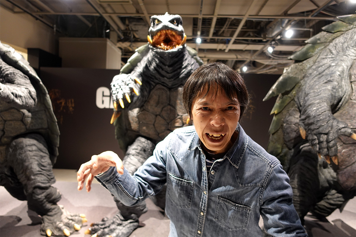 ガメラEXPO 本日のショット📷 『ガメラ2 レギオン襲来』でガメラを演じ