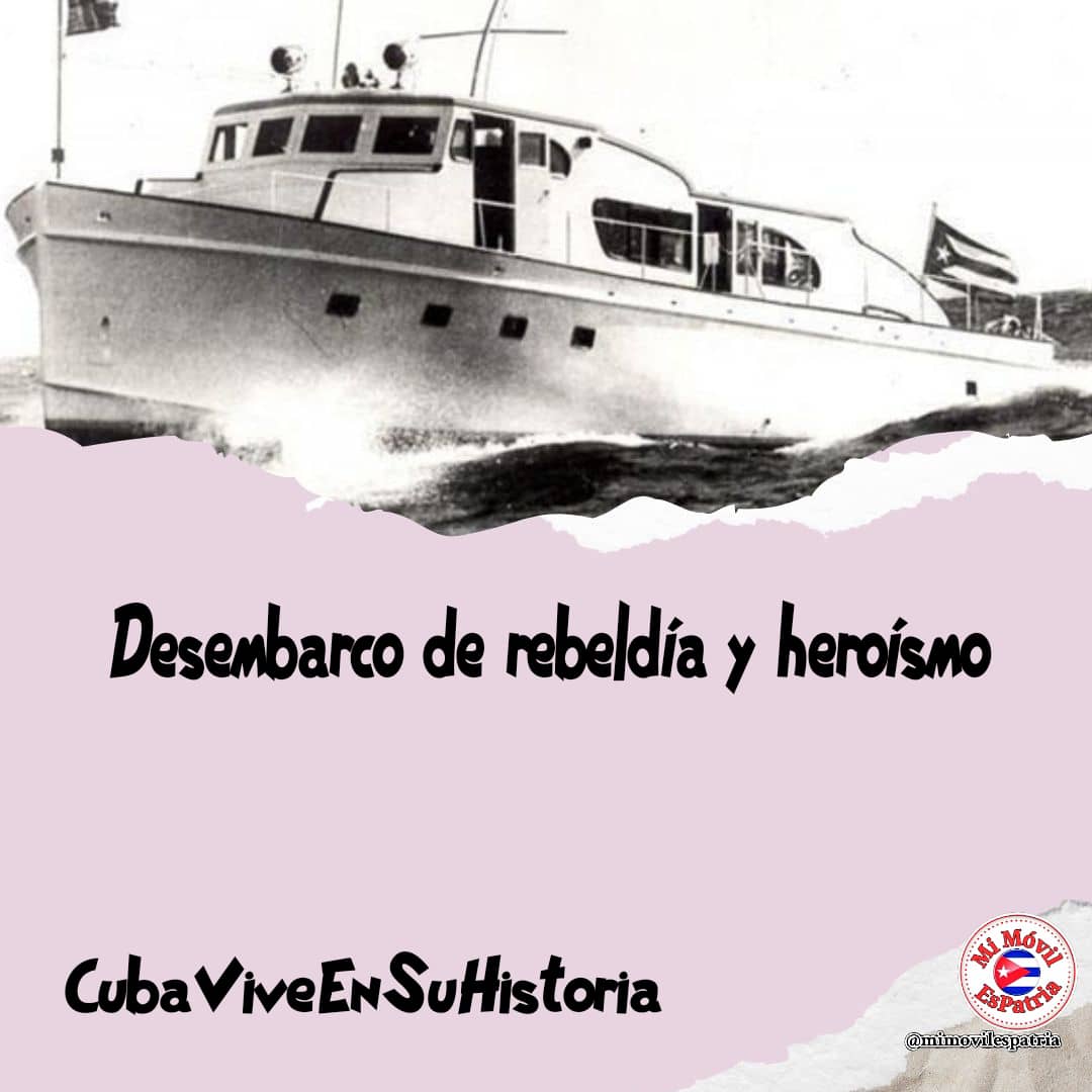 Buenos días 🇨🇺 #IslaRebelde
Nuestra historia se forjó con la valentía de aquellos que llegaron en el Granma. #CubaViveEnSuHistoria
#MiMóvilEsPatria