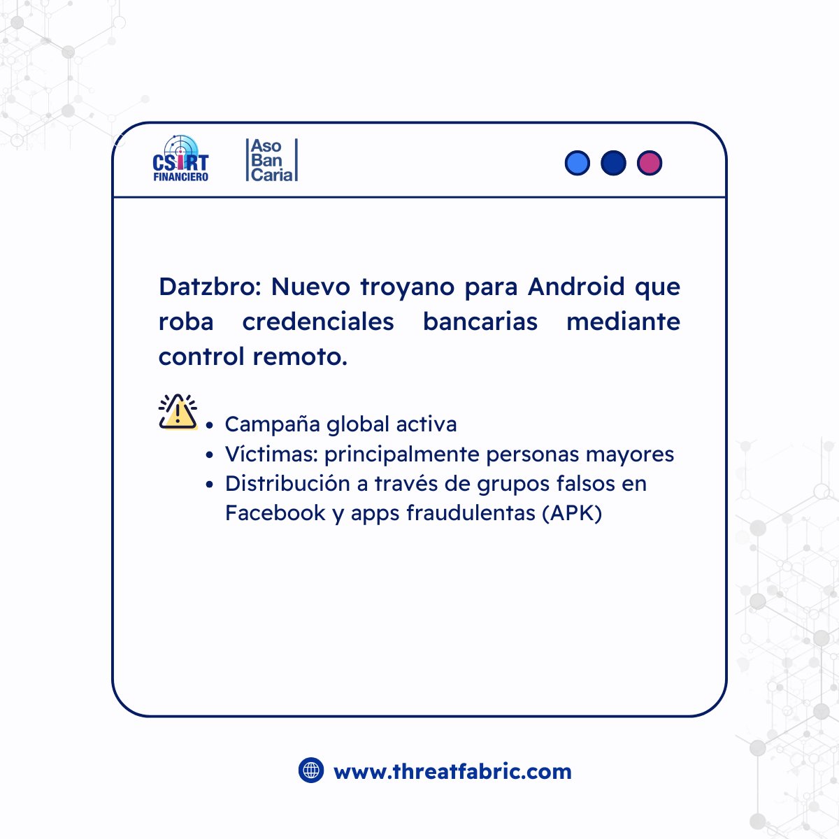 CSIRT Financiero Asobancaria tweet media