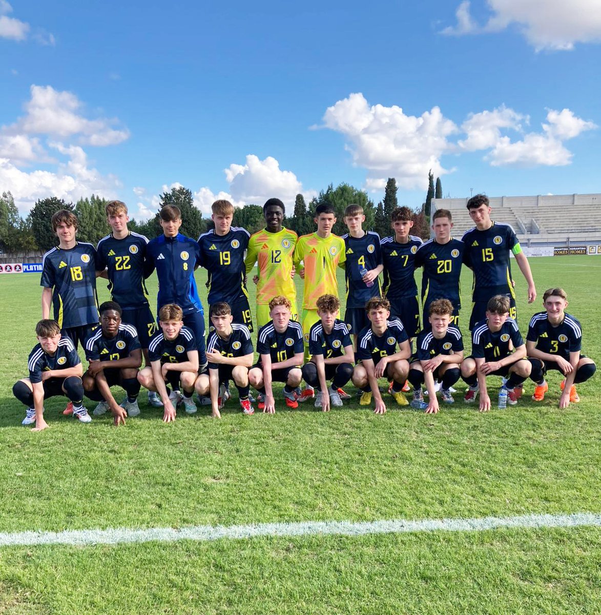 ScotlandNT's tweet image. #SCO15s | Our Men's Under-15s rounded off their UEFA Development Tournament with a win over Finland on Monday morning.

Michael Ihmig and Zion Pullan were on target in a 2-1 victory in the third and final match.

➡️ Read more: scotfa.co/SCO15snov25

#YoungTeam