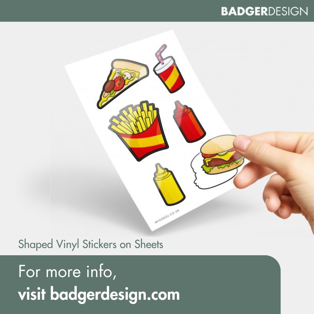 BadgerDesignLtd's tweet photo. Our Vinyl Stickers are waterproof, durable, and ideal for a wide range of applications, from product labels to promotional items.

👉 Visit our website or call 01392 662100 for a quote today!

#promotionalmerchandise #promotionalproducts https://t.co/otY94Cy5cD