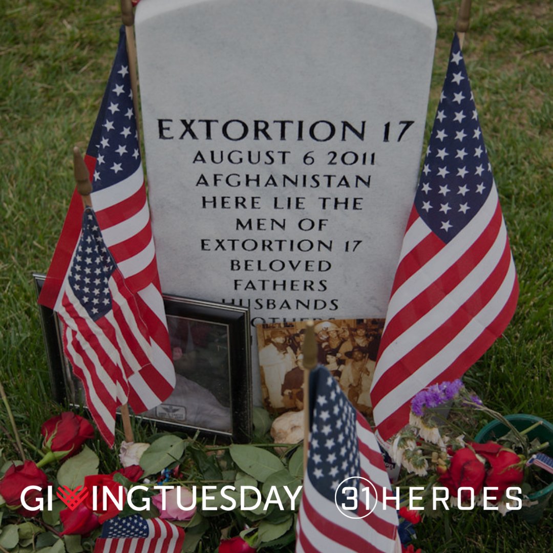 Your support this #GivingTuesday directly increases access to health, wellness, and emergency support for the Gold Star Families of Extortion 17. 
ow.ly/YuTI50Xxyc6