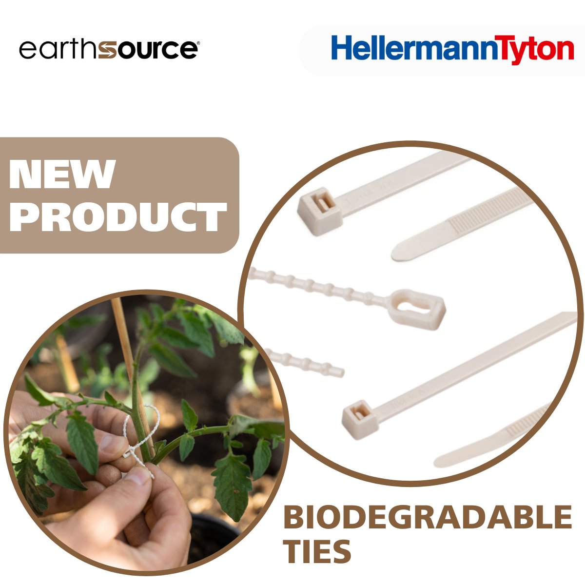 📢Biodegradable Cable Ties

First of its kind, to the HellermannTyton range! Made from bio-based materials in a variety of sizes, supporting an eco-friendly environment by leaving no microplastics. Find out more👉 brnw.ch/21wXZYE