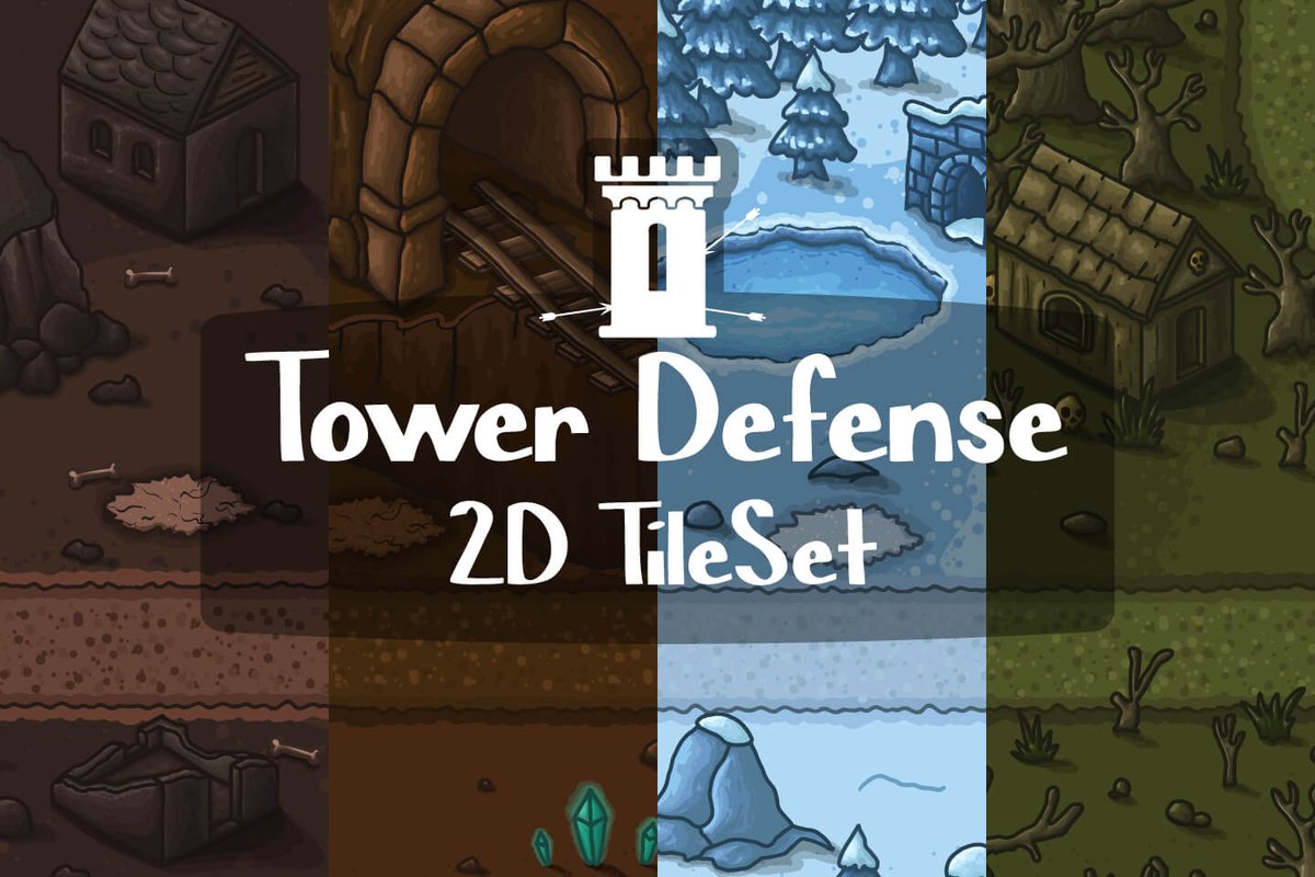 craftpix_net's tweet image. Free Tower Defense 2D Vector TileSet. Exclusive asset! #2dgameart #2dgamedev #craftpix #gameasset #gameassets #gamedev #gamegraphics #indiedev #topdownasset #towerdefense

⬇️ Free Download :  craftpix.net/freebies/free-…