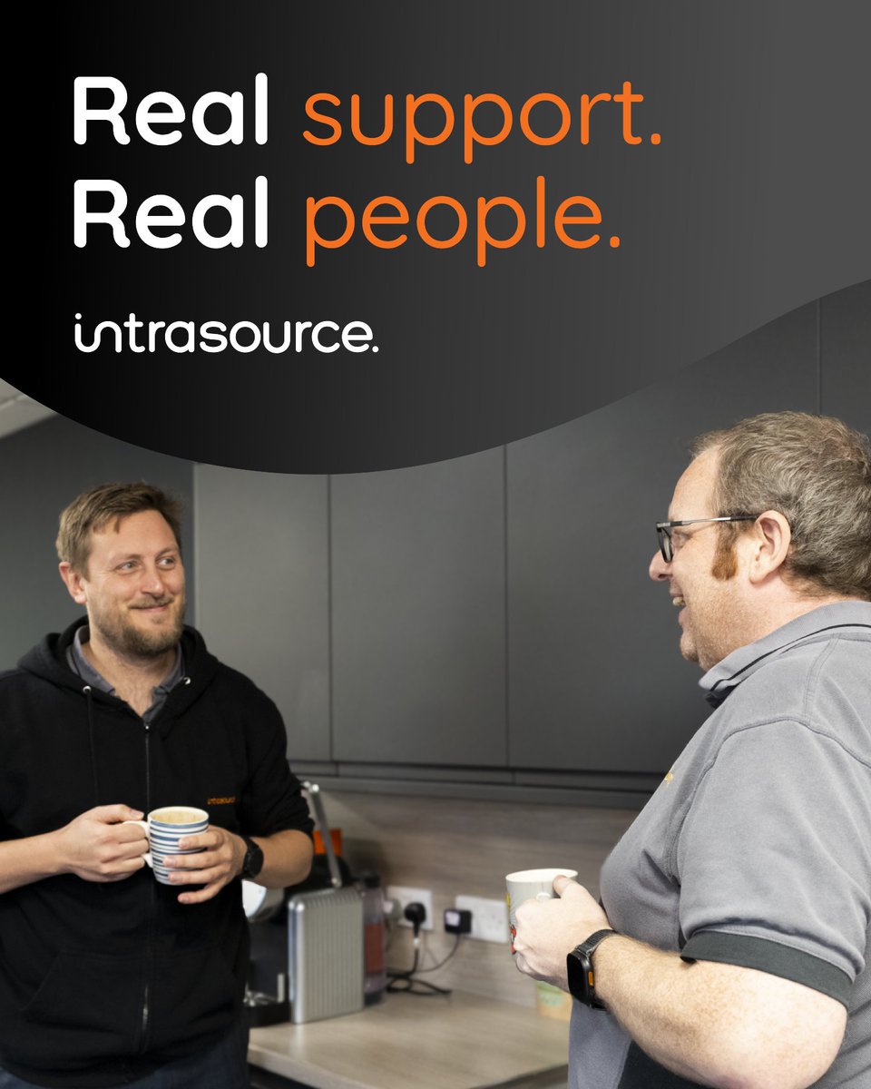 Intrasource's tweet photo. Real support from real people who understand your business, your challenges, and what you need to stay secure and productive.

That’s why companies trust us year after year! 👀 https://t.co/4LCh6igVqX