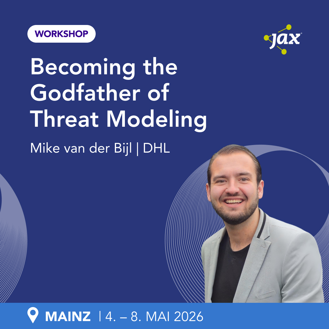 jaxcon's tweet image. 🕵️‍♂️ Become the Godfather of #ThreatModeling!

Learn with Mike van der Bijl how to spot threats early, use #STRIDE &amp;amp; PASTA, and bring #security into Agile &amp;amp; #DevSecOps.

📅 on 04.05.26 at #jaxcon |📍Mainz

🎓Workshop-Info: f.mtr.cool/qcsbakcagp