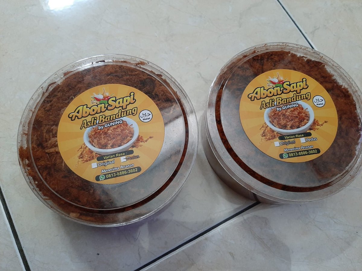 Bismillah
Buat yg mau
Usus krispi 500gram 75rb
Kacang bawang  500 gram 75rb
Keripik singkong rujak 500gram 50rb
Abon sapi 50rb x 2
Total 300rb byr 100rb blm ongkir
Kuota 4
Minat DM
Antri dan sabar
Ijin tag
<a href="/WongAlasRoban/">KangBlandong</a> 
<a href="/beautydyah/">Dyah</a> 
<a href="/ArgentianaA/">Adelya 🐈‍⬛🐈‍⬛🐈‍⬛</a> 
<a href="/bagindo_kopi/">ℬ𝒶𝑔𝒾𝓃𝒹𝑜 𝒦𝑜𝓅𝒾</a> 
<a href="/4L121c0_jm/">☕ Alrico 🚬</a>