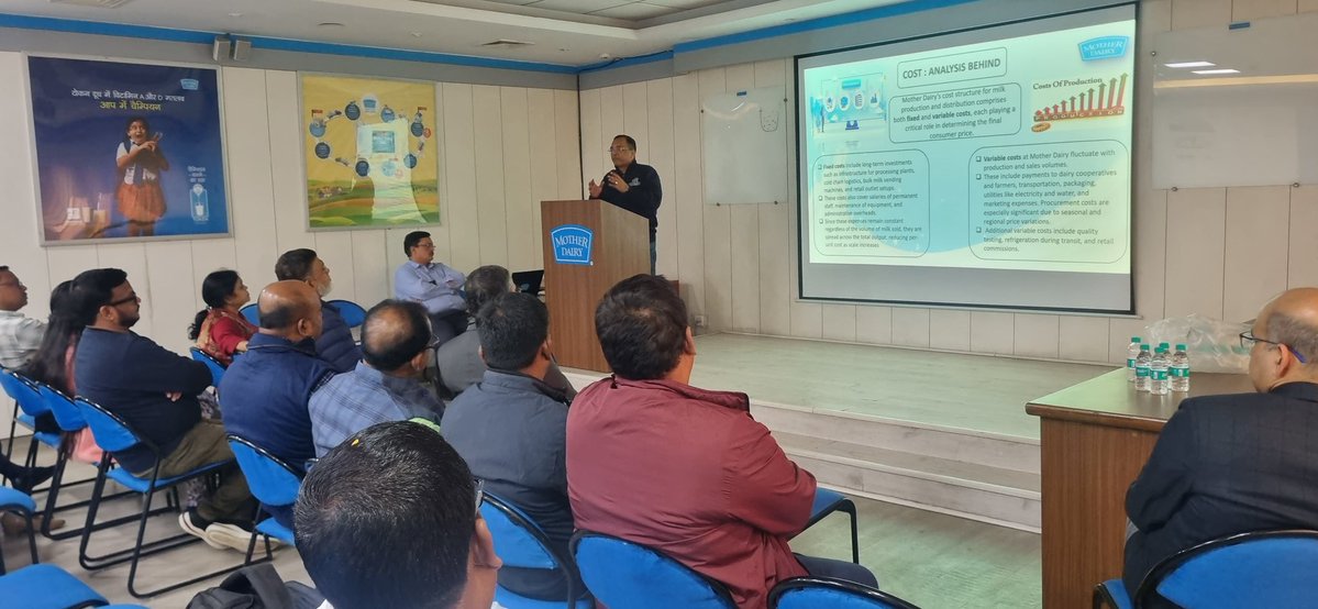 NDDB_Coop's tweet image. NDDB conducted a three-day Training Programme on Business Management &amp;amp; Strategic Planning at the Laxmanrao Inamdar National Academy for Cooperative Research and Development (LINAC), Gurugram, under the JICA-supported Dairying through Cooperatives Project (Component B of NPDD).…
