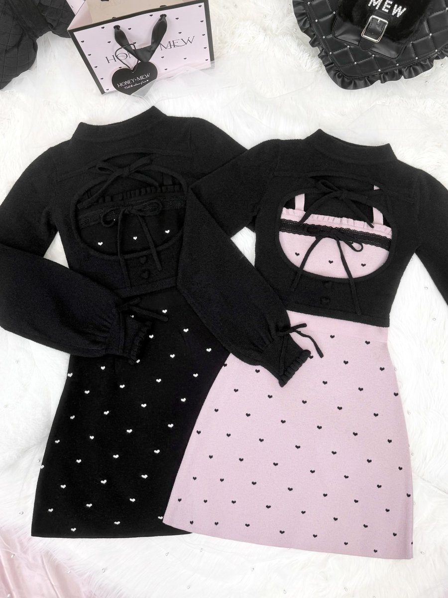 ┈ ♥︎ 𝑵𝒆𝒘 𝑨𝒓𝒓𝒊𝒗𝒂𝒍 ♥︎ ┈ Luv Double Ribbon Ensemble