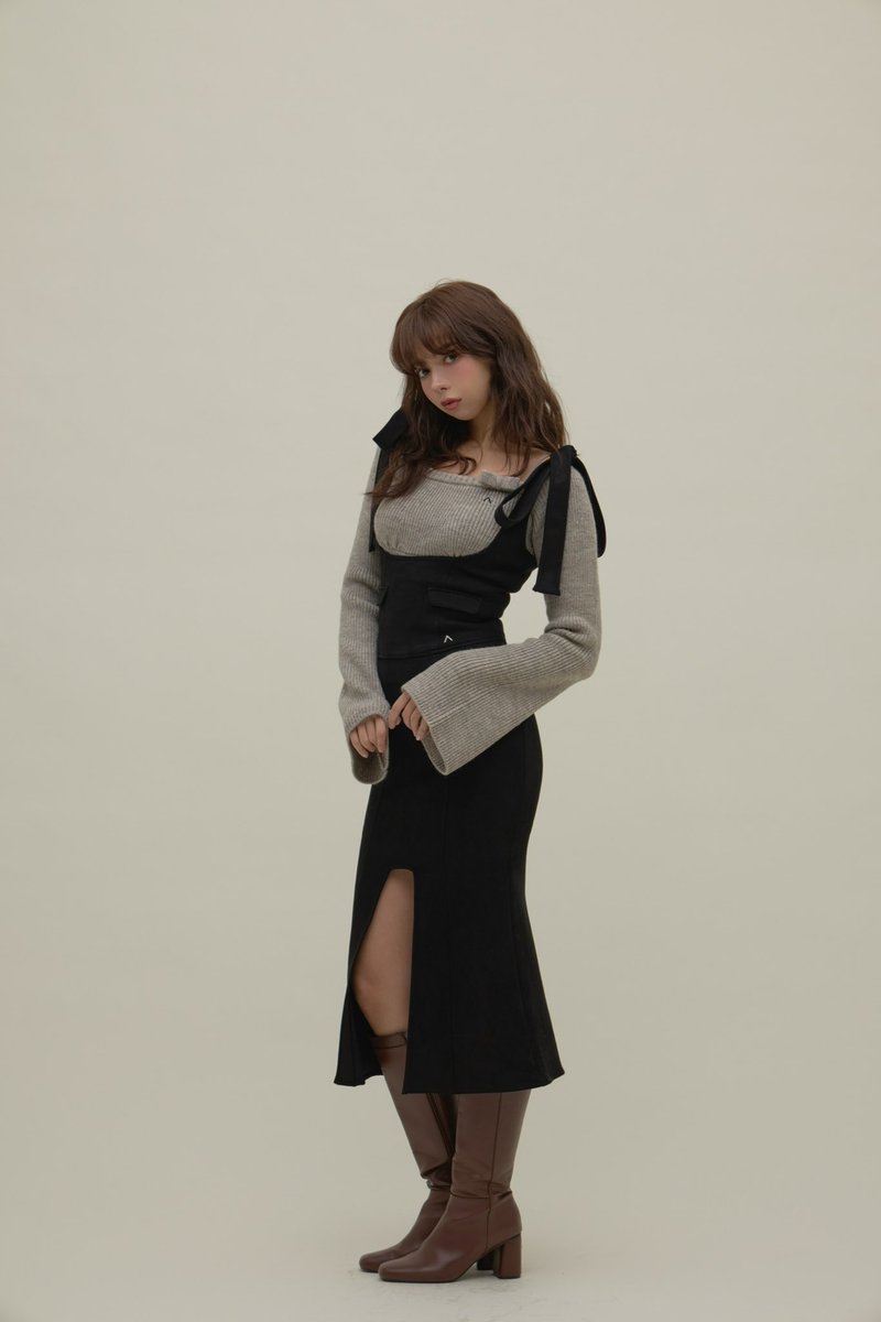 スカート Dorothy rompers skirt Black ANDMARY】Dorothy rompers skirt