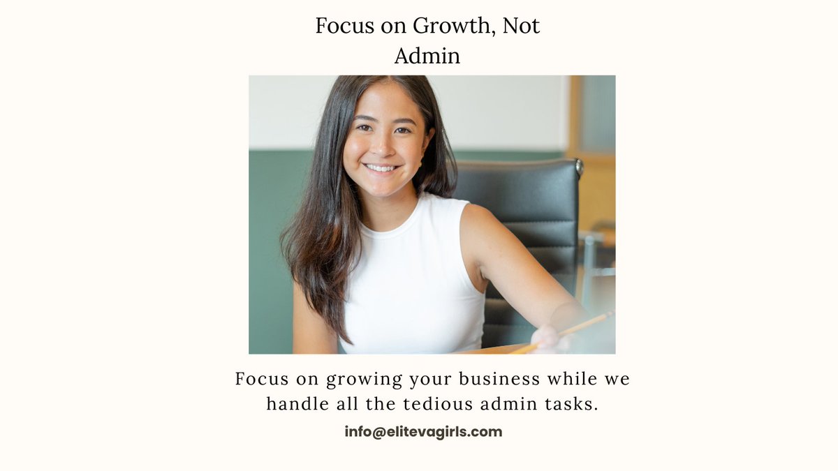 EliteVAGirlsLLC's tweet image. Focus on what truly grows your business  we’ll handle the admin load.
Smart support, smooth workflow, and more time for what matters most.

elitevagirls.com

#EliteVAGirlsLLC #virtualassistanttips