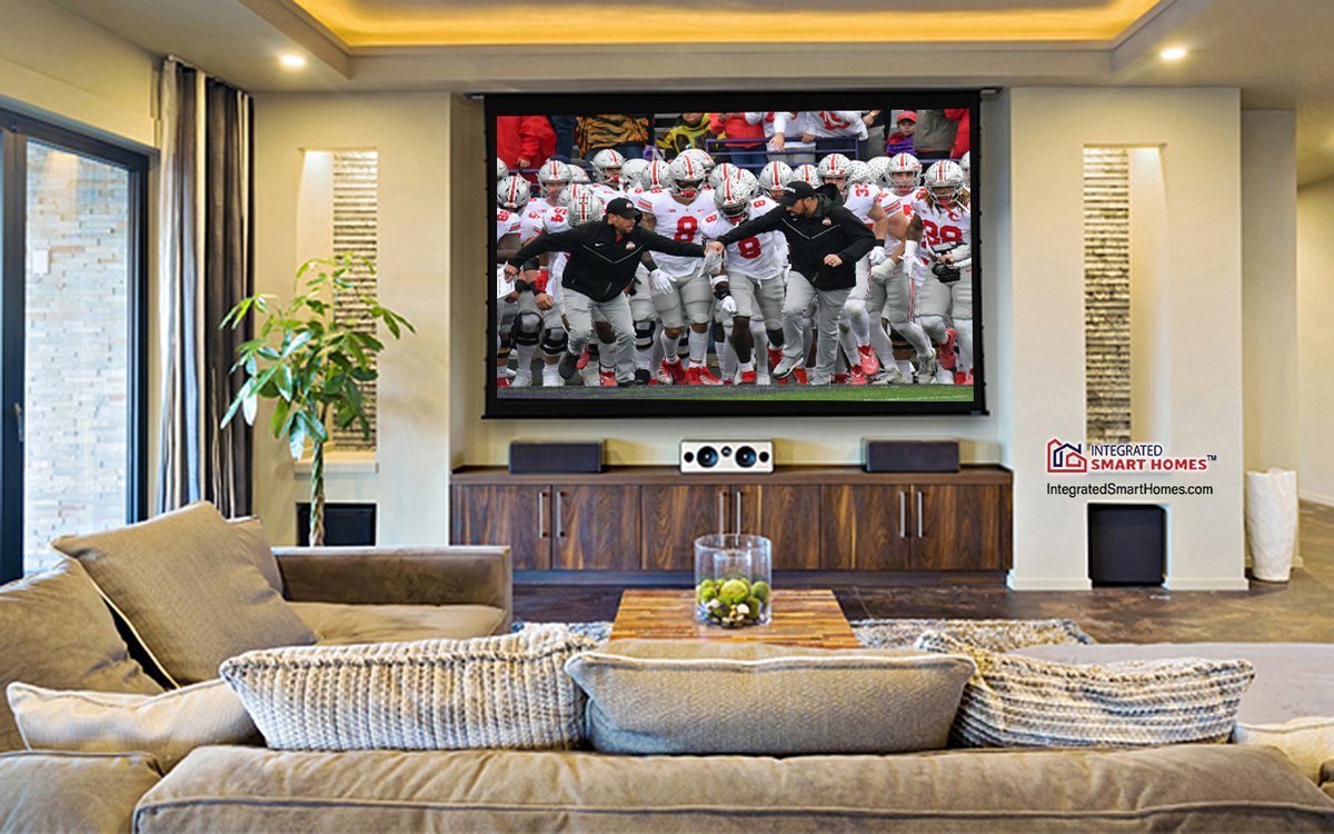 CustomSmartTech's tweet image. Go Bucks!  Get ready for the College Football Playoffs with a new media room. #4K #SurroundSound #GoBuckeyes!!!

Learn More: IntegratedSmartHomes.com/Home-Theater-C…

#OhioState #Football #Buckeyes #Columbus #HomeTheater #Ohio #IntegratedSmartHomes