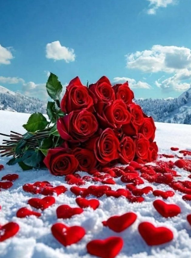 .......
Yolu Sevgiden♥️ geçen
Sevginin ve Sevdiklerinin 
Kıymetini bilen
#KaLbi ♥️ ve dili bir olan 
Herkese SELAM OLSUN .

#Salı 🍀❄️
#Günaydın ☕️☃️🌺🌺🍃