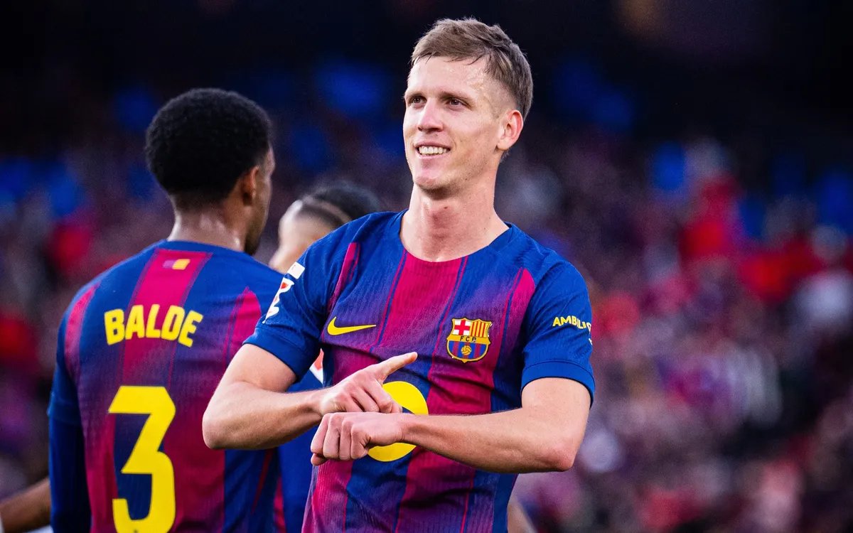 BarcaUniversal's tweet image. Expected lineup to face Atletico Madrid:

Joan García, Eric García, Cubarsí, Gerard Martín, Balde; De Jong, Pedri, Dani Olmo; Lamine Yamal, Lewandowski, Raphinha.

— @sport