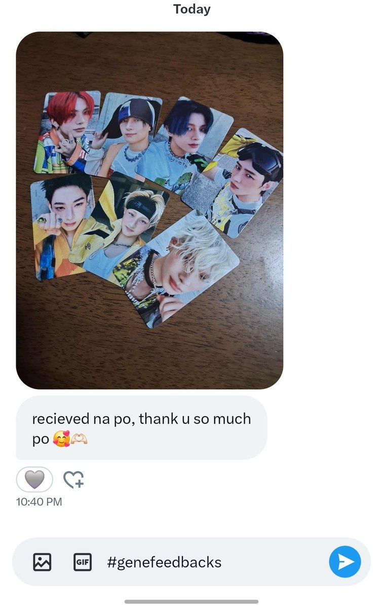 23Hoonie_cart's tweet photo. ๐ #genefeedbacks https://t.co/XWjgLXDmXH