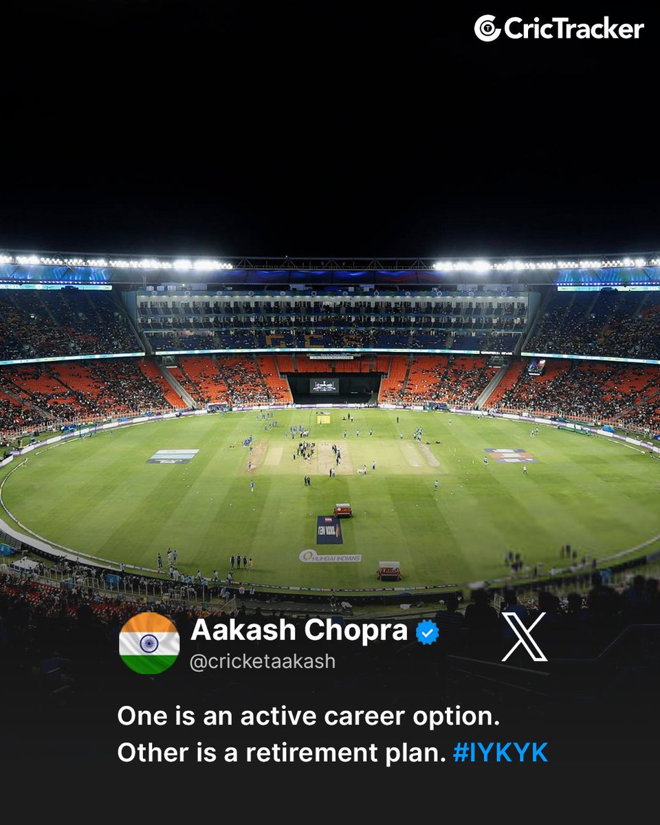 Cricketracker's tweet image. Can anyone figure out what Aakash Chopra is trying to say?