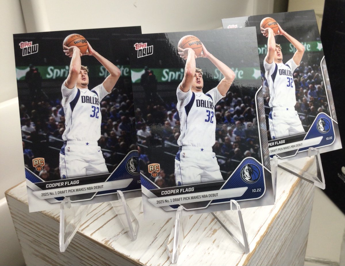 You guys said you wanted more Flaggs!
2025 Topps Now Cooper Flagg RC
3 Winners
Like🇺🇸Follow🇺🇸Repost🇺🇸
Reply  with  a  🇺🇸