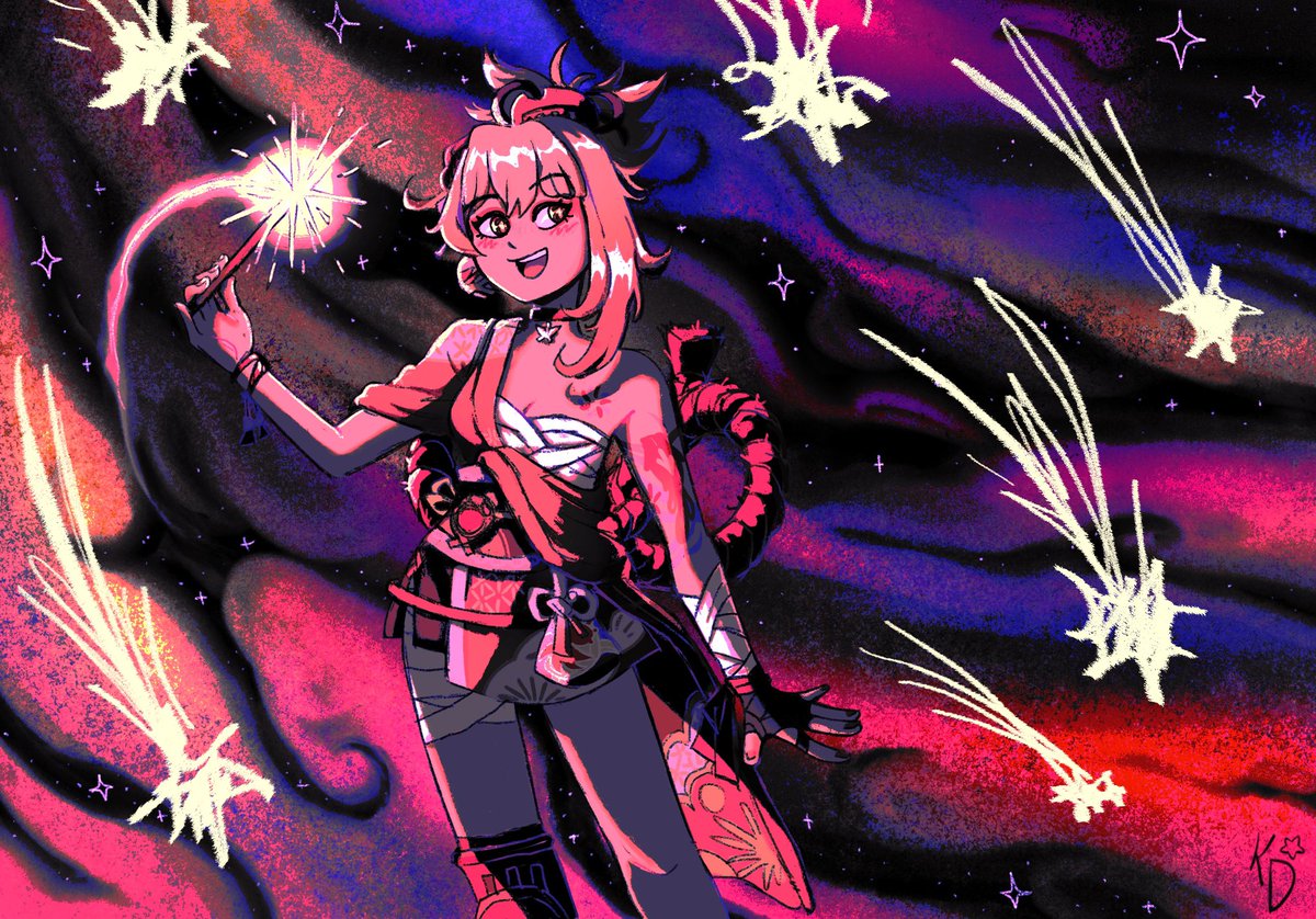 yoimiya my beloved🌟✨🎇 #genshinimpact #yoimiya