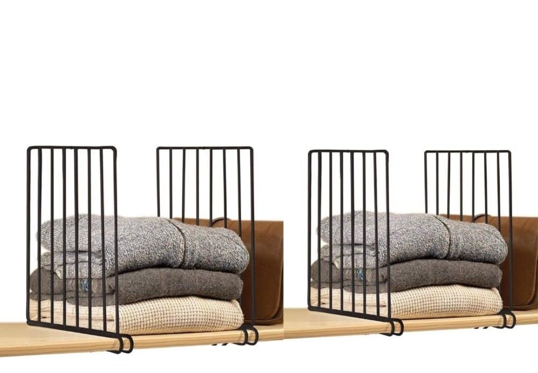 DealzOffer's tweet photo. Go Hooked Wardrobe Shelf Divider Cloth Organizer Wardrobe Closet Separator Metal
Price Rs.467 (pack of 4)
Rating 4/5
Link to buy 👉https://t.co/EOVgUDFuLi
#AmazingDeals #Dealsoftheday #Deals247 #Discount #Sale #Offers https://t.co/ysGNiO2WCK