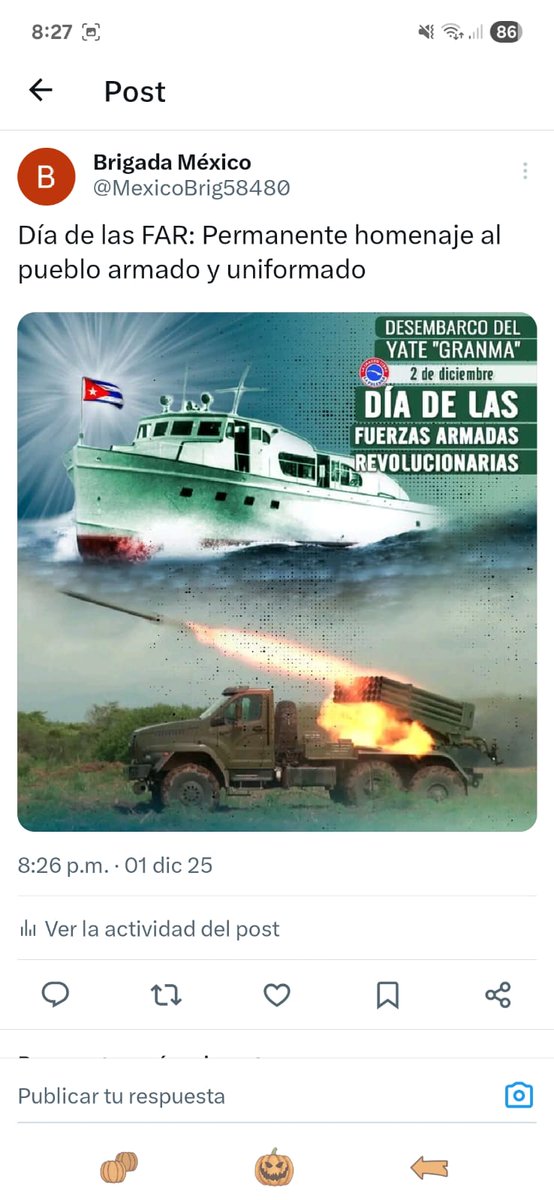 Las Fuerzas Armadas Revolucionarias (FAR) surgieron el 2 de diciembre de 1961, en saludo al desembarco del Yate Granma, desde entonces, su misión se ha enfocado en “combatir al agresor desde los primeros momentos y con todo el pueblo, hasta alcanzar la victoria”.
