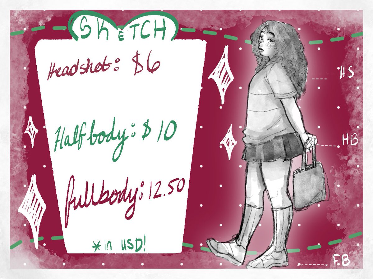 ghostbxg's tweet photo. 50% off for December comms! Dm me here or IG for questions or requests! Much love🎄 https://t.co/zFzJVE3tpj