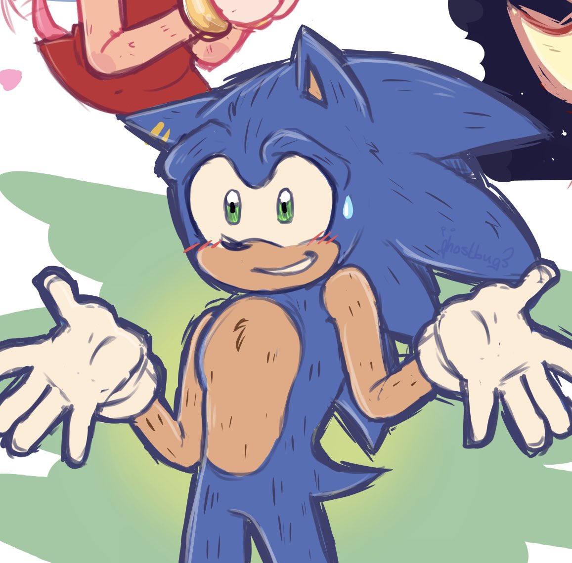 ghostbxg's tweet photo. Examples of furry style, normal style, and sonic style! 3/3 https://t.co/slSIbiUVU6