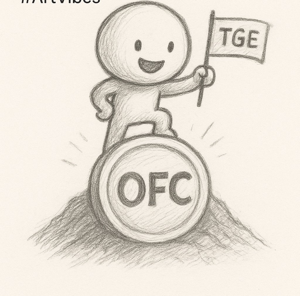 Silentboc's tweet image. Gm believers 🌞
“Sketch of the day: our $OFC spirit rising ✍🏽
TGE loading… the climb is worth it.
#OFC #TGE #CryptoVibes #ArtVibes”
