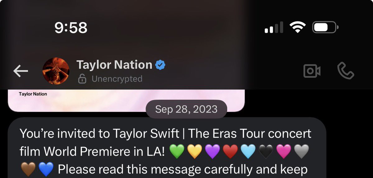 steph 🪩 went to the eras tour movie premiere!! tweet media